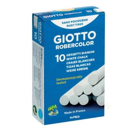 TIZAS GIOTTO ROBERCOLOR 538700/ 10 UNIDADES/ BLANCAS