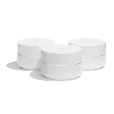 PACK 3 UNIDADES SISTEMA MESH GOOGLE WIFI - WIFI AC1200 2*2 WAVE2 - 2*LAN GIGABIT - CONEXION ESTABLE - CONTROL SOBRE LA RED - COM