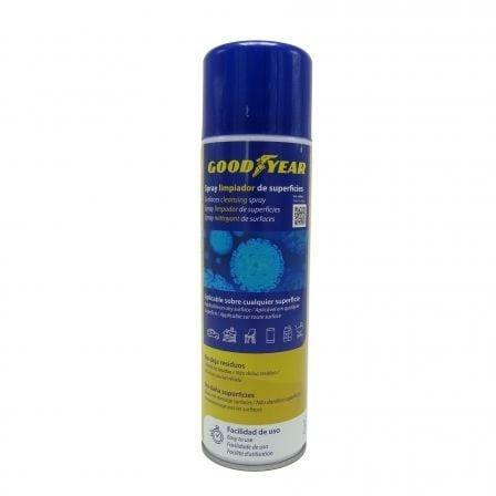 HIGIENIZANTE DE SUPERFICIES ALCOHOLICO GOODYEAR 329019 - 500ML - APTO SUPERFICIES CUALQUIER MATERIAL - NO MANCHA / NO DEJA RESID