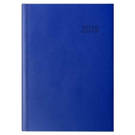 AGENDA GRAFOPLAS - SERIE BRETANA - COLOR AZUL 15X21CM - DIA POR PAGINA DE ENERO A DICIEMBRE 2019 | Agendas