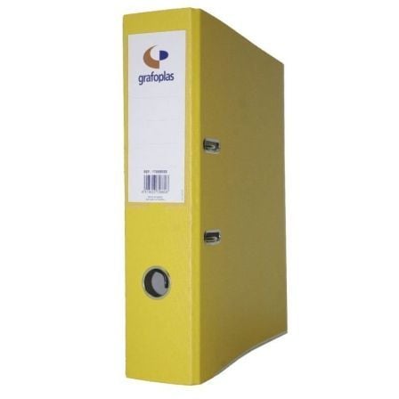 ARCHIVADOR GRAFOPLAS GRAFCOLOR 17269360/ A4 290 X 320 X 55MM/ AMARILLO