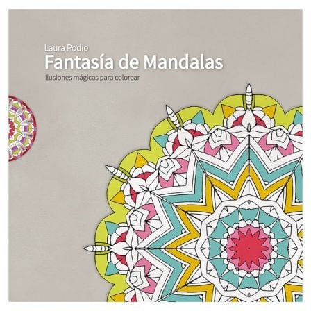 LIBRO DE COLOREAR MANDALAS GRAFOPLAS 16600111 FANTASIA DE MANDALAS - 60 LAMINAS - 25*25CM - 160G/M2 - CUBIERTA CON SOLAPAS Y SER | Manualidades