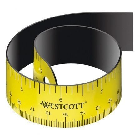 REGLA FLEXIBLE Y MAGNETICA GRAFOPLAS WESTCOTT/ 30CM/ AMARILLA | Reglas - comps