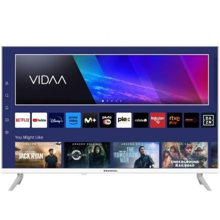 TELEVISOR GRUNKEL LED-3225VDBLANCO 32"/ FULL HD/ SMART TV/ WIFI/ BLANCA