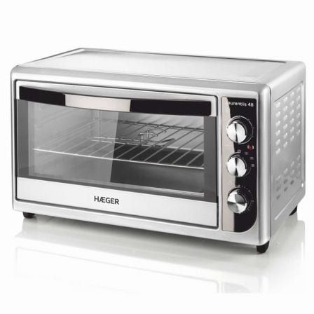 HORNO DE SOBREMESA HAEGER LAURENTIIS 48L - 2000W - FUNCION DE CONVECCION - SELECTOR TEMPERATURA 100-230C - INCLUYE BANDEJA / PAR