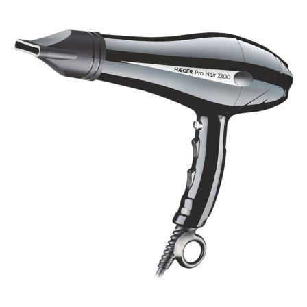 SECADOR DE PELO HAEGER PRO HAIR 2300 - 2300W - 2 VELOCIDADES - 3 TEMPERATURAS - PROTECCION SOBRECALENTAMIENTO - CONCENTRADOR Y D