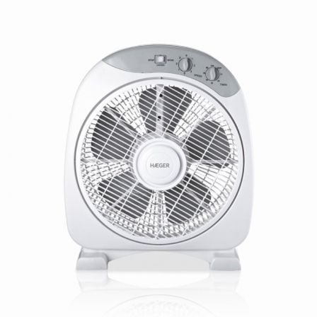 VENTILADOR DE SUELO HAEGER HOME WIND - 5 ASPAS - 40W - MULTIDIRECCIONAL - O30CM - 3 VELOCIDADES - TEMPORIZADOR 60 MIN - SILENCIO