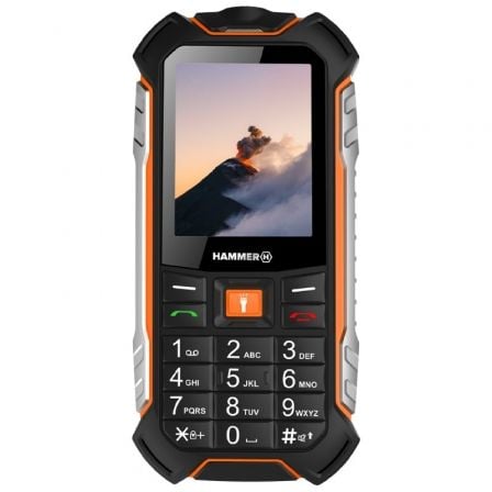 TELEFONO MOVIL RUGGERIZADO HAMMER BOOST LTE/ NEGRO