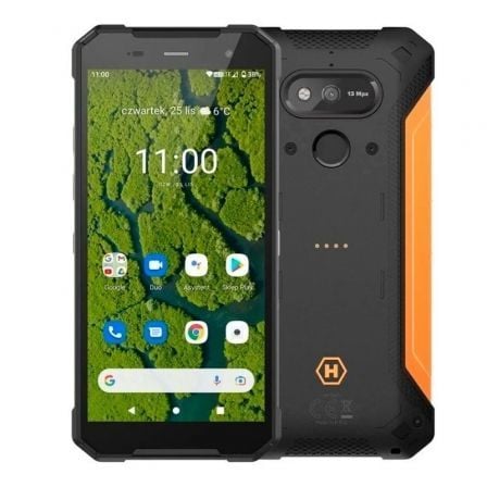 SMARTPHONE RUGGERIZADO HAMMER EXPLORER PLUS ECO 4GB/ 64GB/ 5.72"/ NEGRO Y NARANJA