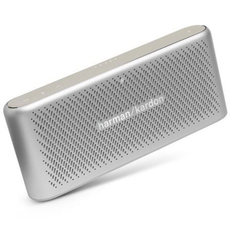 ALTAVOZ BLUETOOTH HARMAN KARDON TRAVELER SILVER - 10W - BT4.2 - AUX 3.5MM - MICROUSB - BAT. 2500MAH - FUNC. MANOS LIBRES