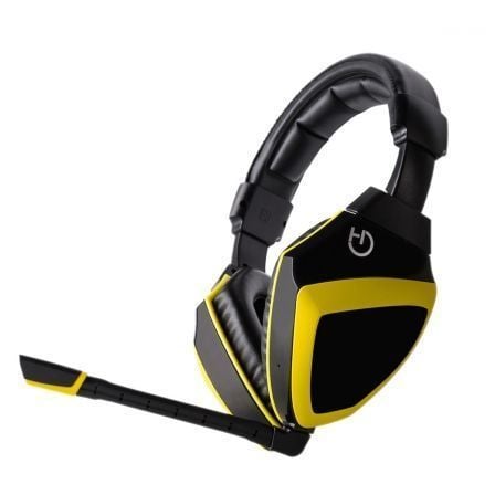 AURICULARES GAMING CON MICROFONO HIDITEC XANTHOS/ JACK 3.5/ AMARILLO