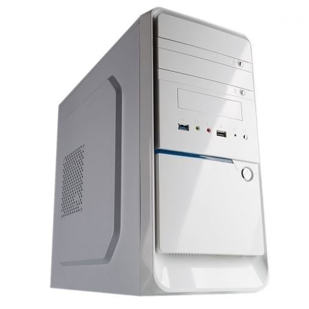 CAJA SEMITORRE HIDITEC Q3 WHITE EDITION CH40Q30017 - 2X5.25 - 1X3.5 - 1X2.5 - 1X3.5/2.5 - 1XUSB3.0 - 1XUSB2.0 - AUDIO - MICRO AT