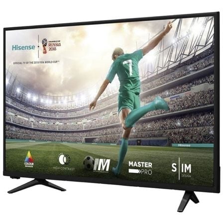 TELEVISOR LED HISENSE 43A5100 - 43"/108CM - FHD 1920*1080 - 60HZ - 3000:1 - 200CD/M2 - 2*7W - DVB-T2/T/C/S2/S - 2*HDMI 1.4 - USB