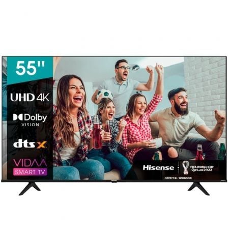 TELEVISOR HISENSE UHD TV 55A6BG 54.6"/ ULTRA HD 4K/ SMART TV/ WIFI |
