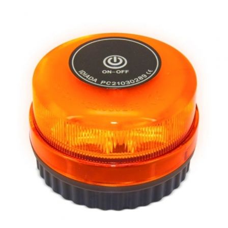 LUZ DE EMERGENCIA HELPFLASH PARA COCHE V16 HISPANICA HE Z-1075/ HOMOLOGADA/ BASE IMANTADA/ FUNCIONA A PILAS