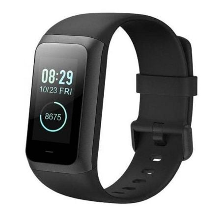 PULSERA CUANTIFICADORA HUAMI AMAZFIT COR 2  FITNESS BAND NEGRA - BAT 160MAH - BT - NOTIFICACIONES - RITMO CARDIACO - RESISTENTE