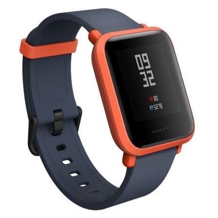 RELOJ INTELIGENTE HUAMI AMAZFIT BIP CINNABAR RED - PANTALLA 3.25CM - BT - SENSOR FRECUENCIA CARDIACA - GPS - IP68 - BAT. 200MAH