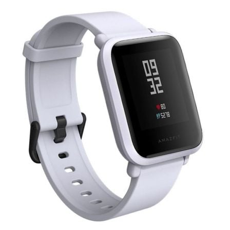 RELOJ INTELIGENTE HUAMI AMAZFIT BIP WHITE CLOUD - PANTALLA 3.25CM - BT - SENSOR FRECUENCIA CARDIACA - GPS - IP68 - BAT. 200MAH