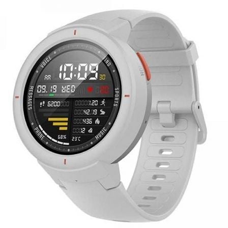 RELOJ INTELIGENTE HUAMI AMAZFIT VERGE BLANCO - PANTALLA 3.3CM - BT - WIFI - SENSOR FRECUENCIA CARDIACA - GPS - RESPONDER LLAMADA