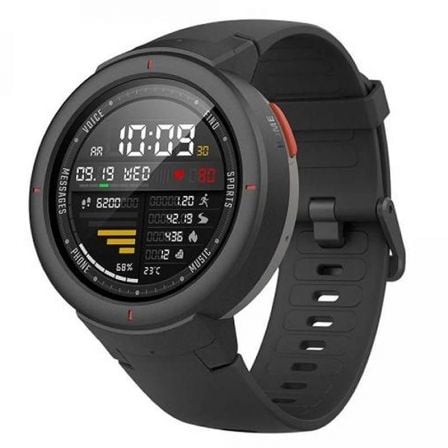 RELOJ INTELIGENTE HUAMI AMAZFIT VERGE GRIS - PANTALLA 3.3CM - BT - WIFI - SENSOR FRECUENCIA CARDIACA - GPS - RESPONDER LLAMADAS