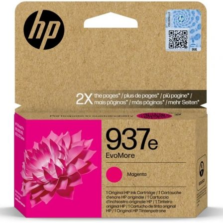 CARTUCHO DE TINTA ORIGINAL HP N937E EVOMORE/ MAGENTA