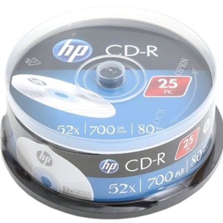 CD-R HP CRE00015-3 52X/ TARRINA-25UDS