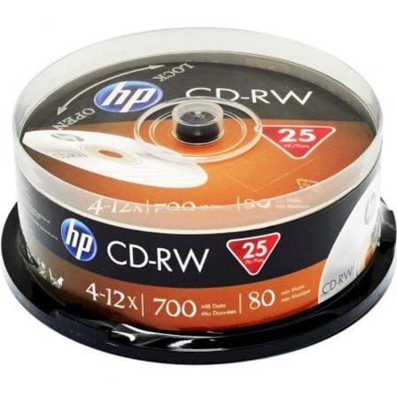 CD-RW80 HP CWE00019-3 4-12X/ TARRINA-25UDS