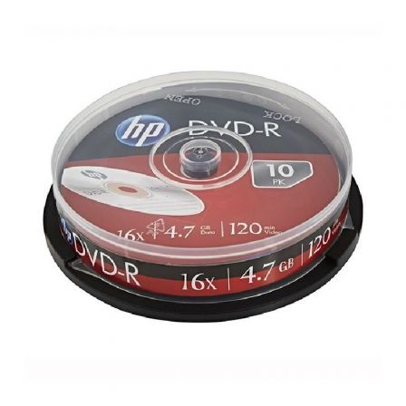 DVD+R HP DRE00027-3 16X/ TARRINA-10UDS