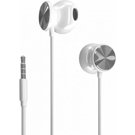 AURICULARES HP DHH-1112/ CON MICROFONO/ JACK 3.5/ BLANCOS