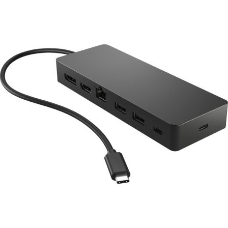 DOCKING USB TIPO-C HP 50H55UT/ 1XUSB TIPO-C/ 2XUSB/ 1XHDMI/ 1XDISPLAYPORT/ 1XRJ45/ 1XUSB TIPO-C PD/ NEGRO Y AZUL