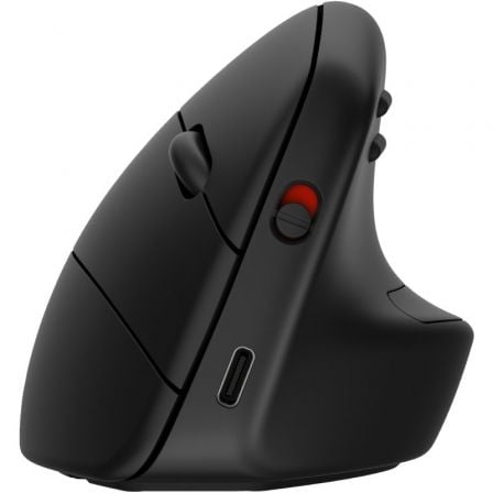 RATON ERGONOMICO INALAMBRICO POR BLUETOOTH/ 2.4GHZ HP 925/ BATERIA RECARGABLE/ HASTA 1200 DPI/ NEGRO