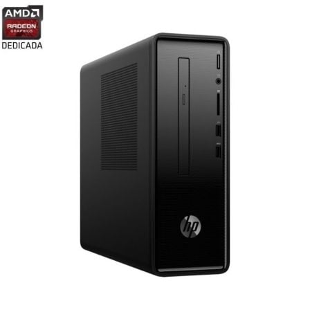 PC HP SLIMLINE 290-P0052NS - I5-8400 2.8GHZ - 8GB - 1TB - RADEON 520 2GB -  WIFI - BT - TEC+RATON - FORMATO MINITORRE - DVD RW -