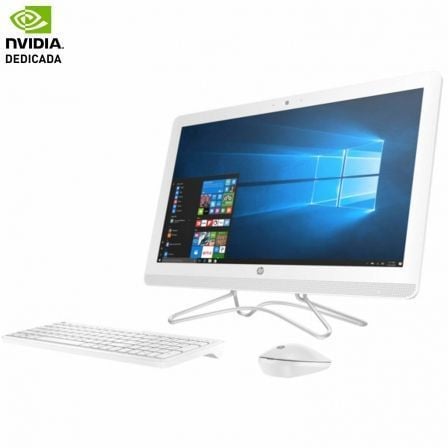 PC ALL IN ONE HP 24-E008NS - I5-7200U 2.5GHZ - 8GB - 1TB - GEFORCE 920MX 2GB - 23.8"/60.4CM FHD TACTIL - DVDRW - WIFI - TEC+RATO