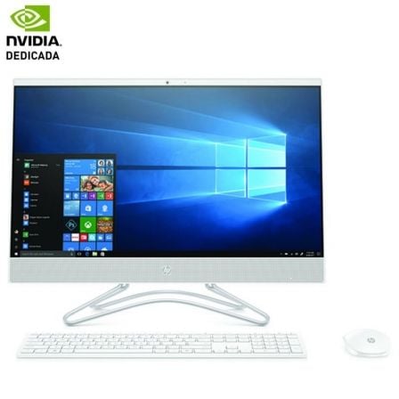 PC ALL IN ONE HP 24-F0074NS - I5-9400T 1.8GHZ - 8GB - 512GB SSD - GEFORCE MX110 2GB - 23.8"/60.4CM FHD - TEC+RATON - NO ODD - W1