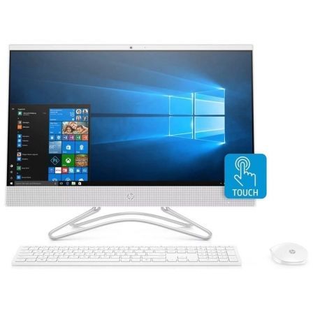 PC ALL IN ONE HP 24-F0075NS - I5-9400T 1.8GHZ - 8GB - 512GB SSD - 23.8"/60.45CM FHD TACTIL - WIFI - HDMI - TEC+RATON - NO ODD -