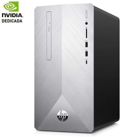 PC HP PAVILION 595-P0033NS - I5-8400 2.8GHZ - 8GB - 1TB + 128GB SSD PCIE NVME - GEFORCE GT1030 2GB - DVD RW - WIFI - TEC+RATON -