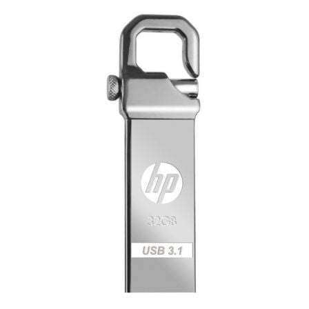 PENDRIVE HP X750W 32GB - CONECTOR USB-A - 75MB/S LECTURA - USB 3.1 - METAL ACERO INOX.