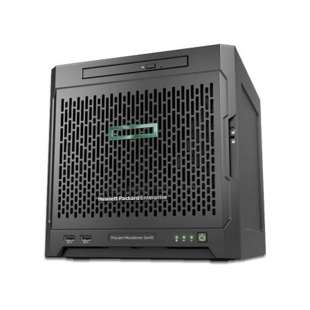 SERVIDOR BASICO HPE PROLIANT MICROSERVER GEN10 X3216 8GB-U 1TB 4 LFF NHP SATA FUENTE ALIMENTACION 200W - 870208-421