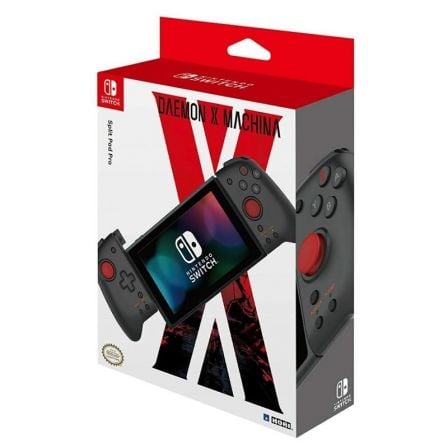 CONTROLADOR HORI SPLIT PAD PRO DAEMON X MACHINA PARA NINTENDO SWITCH - EMPUNADURA GRAN TAMANO - GATILLOS EXTRA GRANDES - BOTONES