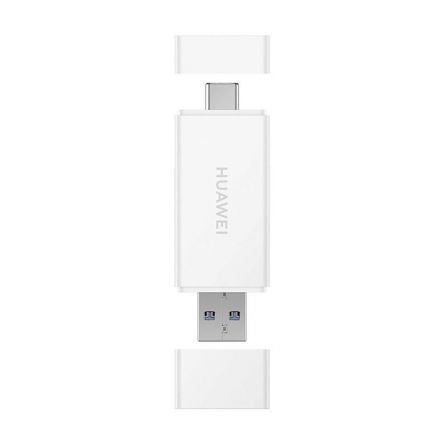 LECTOR DE TARJETAS EXTERNO HUAWEI 04071769 BLANCO - PARA TARJETAS MICROSD - USB-A / USB TIPO-C