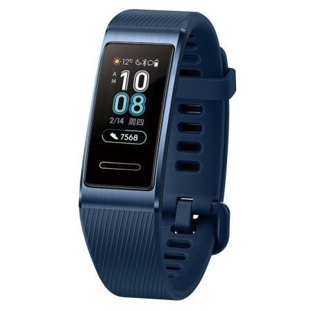 PULSERA CUANTIFICADORA HUAWEI BAND 3 PRO BLUE - PANTALLA 2.4CM - BAT 100MAH - BT4.2 - GPS - FRECUENCIA CARDIACA - RESISTENTE AL