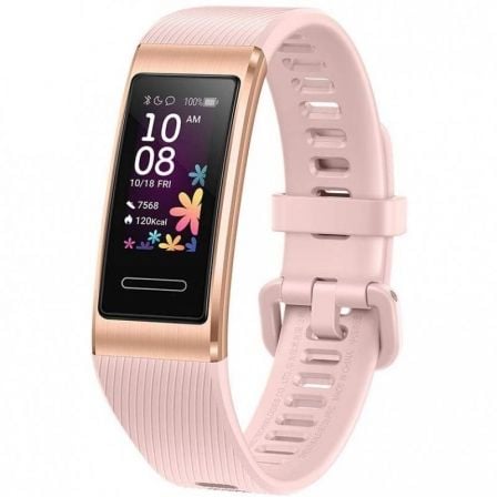 PULSERA CUANTIFICADORA HUAWEI BAND 4 PRO PINK GOLD - PANTALLA 2.41CM COLOR - BAT 100MAH - BT4.2 - FRECUENCIA CARDIACA - 5ATM - N