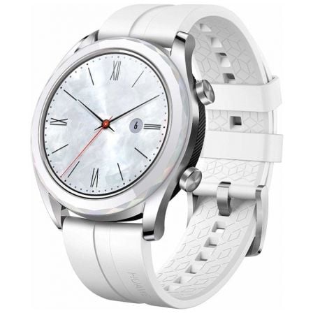 RELOJ INTELIGENTE HUAWEI GT ELEGANT 42MM WHITE - PANTALLA 3.04CM AMOLED - BT4.2 - 5ATM - NOTIFICACIONES - GPS - BAT. 420MAH