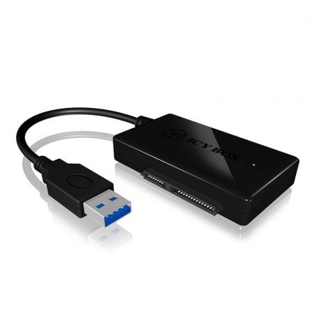 ADAPTADOR RAIDSONIC ICY BOX IB-AC704-6G PARA HDD 2.5" Y 3.5" (6.35/8.89CM) - SATA - USB 3.0/UASP - INCLUYE FUENTE DE ALIMENTACIO