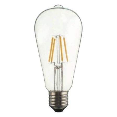 BOMBILLA IGLUX FIL-ST64-6C/ CASQUILLO E27/ 6W/ 600 LUMENES/ 2700K