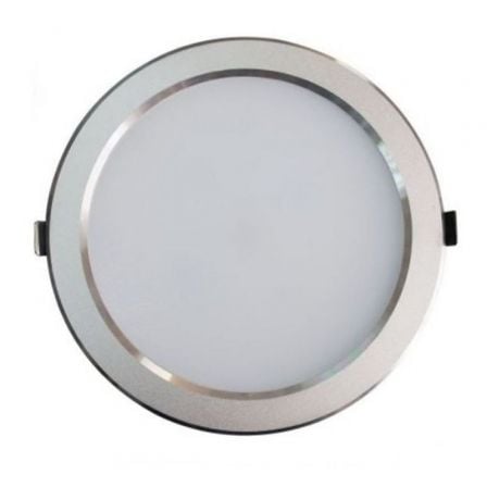 DOWNLIGHT IGLUX LS-102113-CP/ CIRCULAR/ O170 X 19MM/ POTENCIA 13W/ 1020 LUMENES/ 3000K/ PLATA