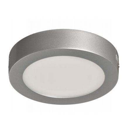 DOWNLIGHT SUPERFICIE CIRCULAR - SUP-102307-FP - 7W - 6000K - PLATA- 570 LUMENES - O120X35 MM