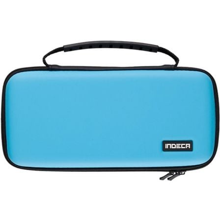 BOLSA INDECA PARA NINTENDO SWITCH/ AZUL NEON