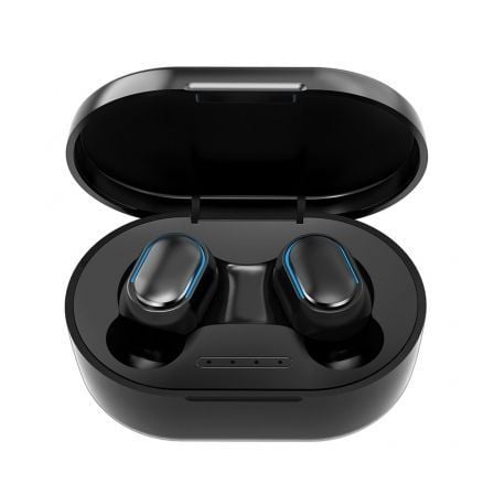 AURICULARES BLUETOOTH INNJOO AIR CON ESTUCHE DE CARGA/ AUTONOMIA 4H/ NEGROS