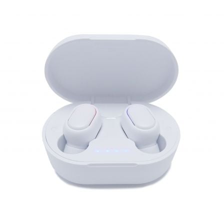 AURICULARES BLUETOOTH INNJOO AIR CON ESTUCHE DE CARGA/ AUTONOMIA 4H/ BLANCOS